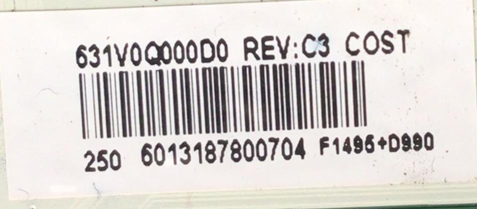 MAIN PARA SMART TV TOSHIBA / NUMERO DE PARTE 631V0Q000D0 / VTV-L55736 REV:1 / 6013187800704 / F1495+D990 / DISPLAY ST6461D12-6 VER.2.1 / MODELO 55LF621U21 - Imagen 3